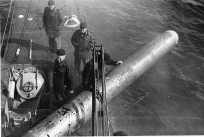 Submarine U3 Torpedo recovery.