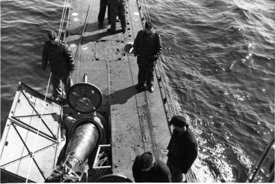 Submarine U3 Torpedo recovery.