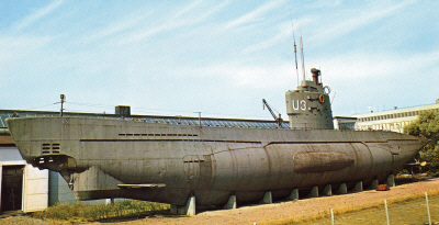 Submarine U3 now welded together 1969 on its current site ready to welcome visitors.