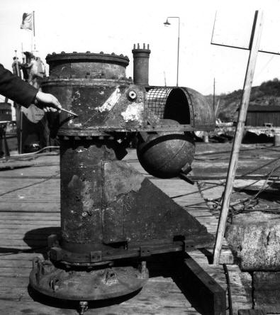 German submarine U3503 snort head.