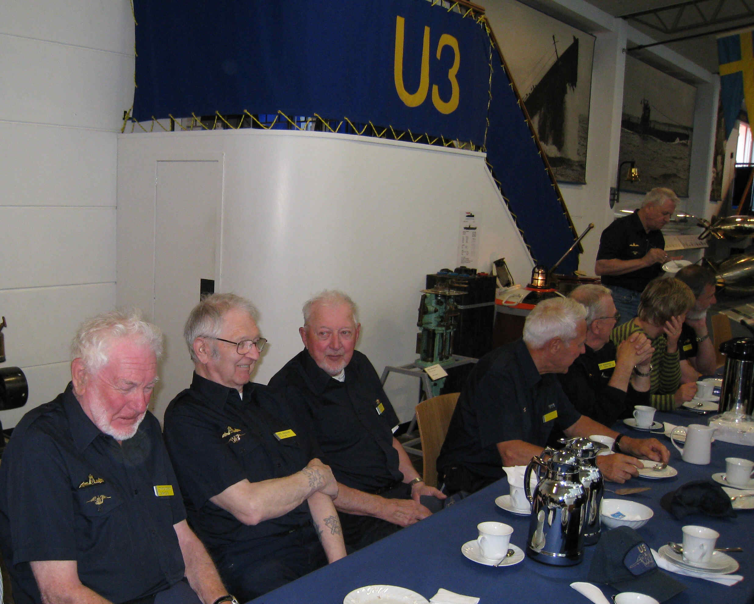 Submarine U3 veterans celebrating
